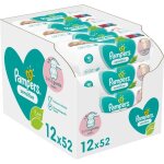 12x52 lingettes sensitive pampers