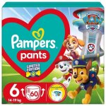 Pampers wb paw patrol couches taille 6 14 - 19kg 60 pcs. - 8006540863657