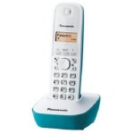 Panasonic kx - tg1611 t�l�phone dect haut - parleur 50 entr�es identification de lappelant bleu blanc ...