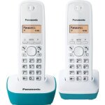 Panasonic kx - tg1612frc tlphone duo sans fil dect sans rpondeur bleu