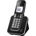 Panasonic kx - tgd310fr t�l�phone num�rique sans fil noir r�pondeur int�gr� mains libres identification ...