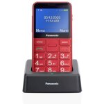 Panasonic kx - tu155 tlphone portable pour sniors rouge