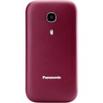 Panasonic kx - tu400 tlphone portable  clapet pour sniors rouge