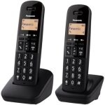 Panasonic tlphone fixe sans fil duo kx - tgb612frb noir