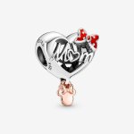 Charm - pandora - minnie maman dans le coeur - argent 925 - femme - adulte