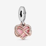 Pandora charm pendant c?ur infini scintillant 788878c01
