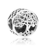 Charm - pandora - arbre gnalogique - argent 925 - bijou unique - femme