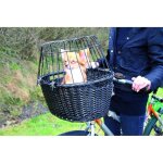 Panier avant pour vélo - trixie - 50 × 41 × 35 cm - noir - grille de protection - pour chien Panier avant pour vélo - trixie - 50 × 41 × 35 cm - noir - grille de protection - pour chien