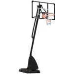 Panier de basket sur pied - sportnow - hauteur rglable 236 - 293 cm - portable  roulettes - panneau ...