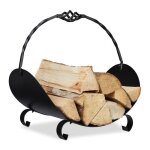 Relaxdays panier bois de cheminée métallique pour bûches avec anse hlp: 425 x 435 x 30 cm intérieur panier ... Relaxdays panier bois de cheminée métallique pour bûches avec anse hlp: 425 x 435 x 30 cm intérieur panier ...