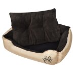 Vidaxl lit chaud pour chien avec coussin rembourr taille m couchage chien 170200