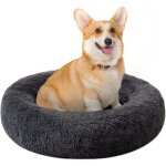 Panier pour chien amovible lit de chien apaisant tapis pour chien doux grand panier pour chien 70cm - ...