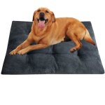 Panier coussin chien grande lit pour chien tapis lavable pour chien chiot chat 95x65cm peluche doux antid�rapa ...