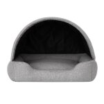 Panier pour chien maison pour chien en tissu grotte pour chat niche pour chien corbeille pour chien gris ...