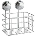 Panier de douche avec ventouse msv milady - chrom