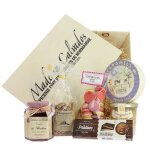 Panier garni - made in calvados - gourmandises de normandie - 6 produits - gastronomie - mixte Panier garni - made in calvados - gourmandises de normandie - 6 produits - gastronomie - mixte
