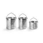 Panier pour autocuiseur - inox - 16 cm - anse pliante - id�al pour l�gumes riz p�tes