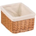 Panier en osier clair