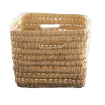 Panier de rangement rectangle palm naturel 37x24x17 cm