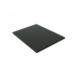 Panneau de bardage stratifi hpl compact - l: 61 cm - l: 130 cm - e: 6 mm - gris anthracite