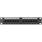 Panneau de brassage lanberg - 10 - 12 ports - catgorie 6