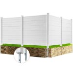 Panneau brise vue exterieur - vevor 4 panneaux brise vue extérieur clôture de jardin de climatiseur 127x127 ... Panneau brise vue exterieur - vevor 4 panneaux brise vue extérieur clôture de jardin de climatiseur 127x127 ...
