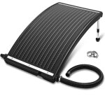 Panneau de chauffage solaire 112x55x14cm 10. 000l / h r�glable 32 / 38mm raccord pehd r�sistant chauffage ...