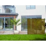 Panneau claustra décoratif - nortene - 1 x 2 m - imitation bois - flexible - anti - uv Panneau claustra décoratif - nortene - 1 x 2 m - imitation bois - flexible - anti - uv
