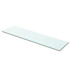 Panneau pour �tag�re - vidaxl - verre transparent - 60 x 12 cm - verre tremp� - contemporain