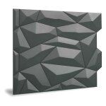 Panneau mural 3d profhome 3d 705475 glacier smoked gray panneau dcoratif lisse avec un dessin abstrait ...