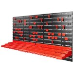 Monzana� panneau mural de rangement pour outils 54 pi�ces portes - outils plastique bricolage rangement ...