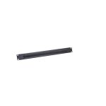 Panneau passe cbles  balai baies rseaux 19 1u noir