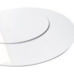 Panneau plastique pvc - signaletique. biz france - blanc brillant - 15 mm dépaisseur - rond 20 cm Panneau plastique pvc - signaletique. biz france - blanc brillant - 15 mm dépaisseur - rond 20 cm