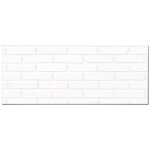 Panorama crdence adhsive cuisine brique blanche 40x300 cm - crdence adhsive pour cuisine - protege ...