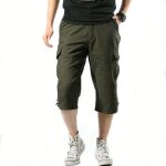 Pantacourt - fondupin - bermuda long homme - pantacourt homme - arme verte