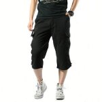 Pantacourt - fondupin - bermuda long homme - pantacourt homme - noir