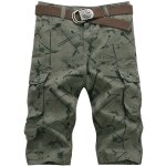 Pantacourt homme cargo camouflage multi - poche bermuda homme - vert Pantacourt homme cargo camouflage multi - poche bermuda homme - vert
