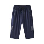 Pantacourt homme ete taille elastique s�chage rapide pantalon court l�ger stretch respirant avec poches ...