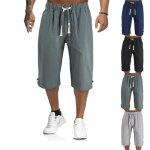 Pantacourt hommes uni plage de sable de sport fit grande vêtements masculin xhn21 vert clair Pantacourt hommes uni plage de sable de sport fit grande vêtements masculin xhn21 vert clair