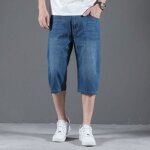 Pantacourt en jean homme leger regular leger ete grande taille coupe droite - bleu clair - mp200258885 ... Pantacourt en jean homme leger regular leger ete grande taille coupe droite - bleu clair - mp200258885 ...