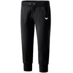 Pantacourt sweat �lastiqu� femme - noir - taille allemande - multisport