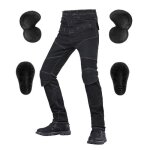 Pantalons blinds motocross jeans de protection moto pour harley - davidson kawasaki
