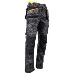 Pantalon canvas avec poches genouillres renforc impermable lma donjon - camouflage kaki