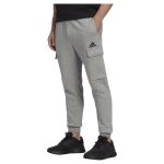 Pantalon cargo - adidas - hl2234 - gris moyen - taille lastique - poches cargo