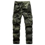 Pantalon cargo camouflage homme multi - poches coupe droite pantalon militaire en coton Pantalon cargo camouflage homme multi - poches coupe droite pantalon militaire en coton