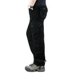 Pantalon cargo en coton pour homme coupe droite grande taille pantalon de travail 8 poches couleur unie ... Pantalon cargo en coton pour homme coupe droite grande taille pantalon de travail 8 poches couleur unie ...