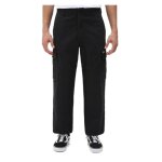 Pantalon cargo dickies eagle bend - homme - noir - double couche durable au genou