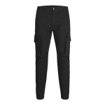 Pantalon cargo enfant - jack & jones - paul flake akm 542 mini - noir - slim - 68% coton / 30% coton ...