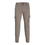 Pantalon cargo enfant jack & jones paul flake - falcon - marron - coupe cargo - taille basse - mixte