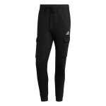 Pantalon cargo homme adidas essentials fleece noir - taille standard - style outdoor et décontracté Pantalon cargo homme adidas essentials fleece noir - taille standard - style outdoor et décontracté